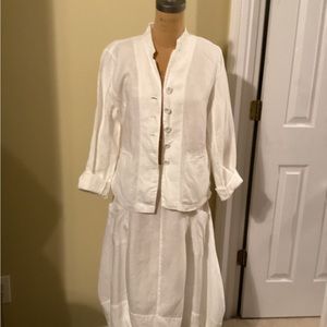 4 Eileen Fisher linen pieces size S